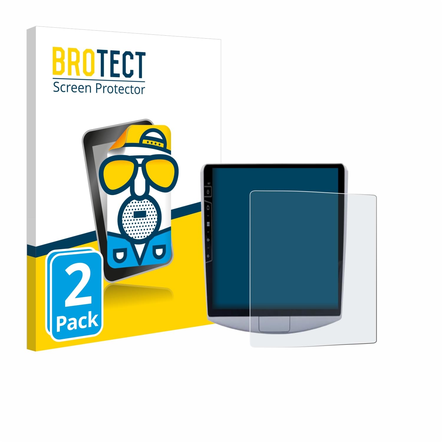 Brotect Protection Ecran Anti-Reflet Pour Dynavin D9-V8 (2 Pièces) - Film Mat
