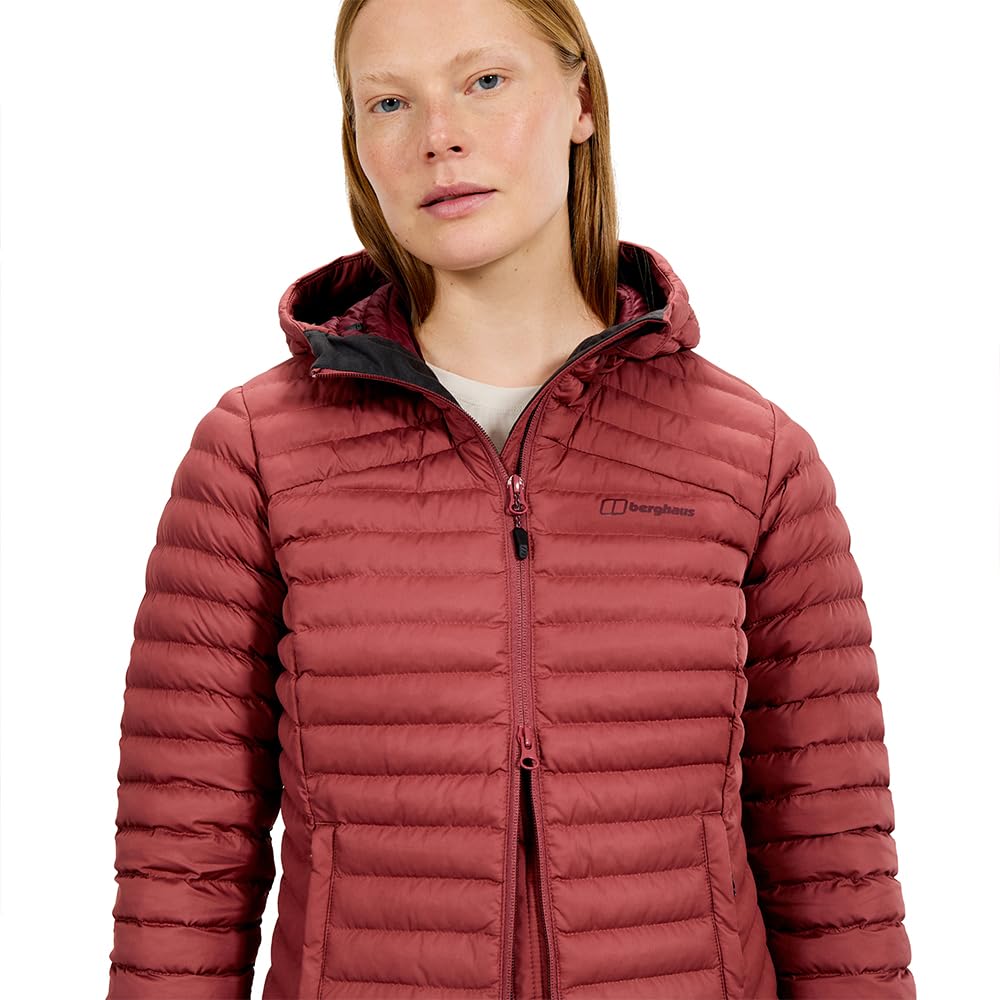 Berghaus Damen Nula Micro Synthetik Steppjacke, isoliert und lang | Strapazierfähiges Design | Wasserfest | Steppjacke Jacke