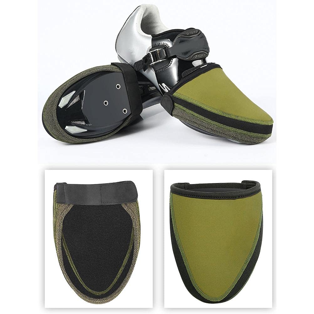 Couvre-chaussures Cyclisme Hiver – Demi-paume En Néoprène, Coupe-vent, Imperméable, Pour Garder Les Pieds Au Chaud