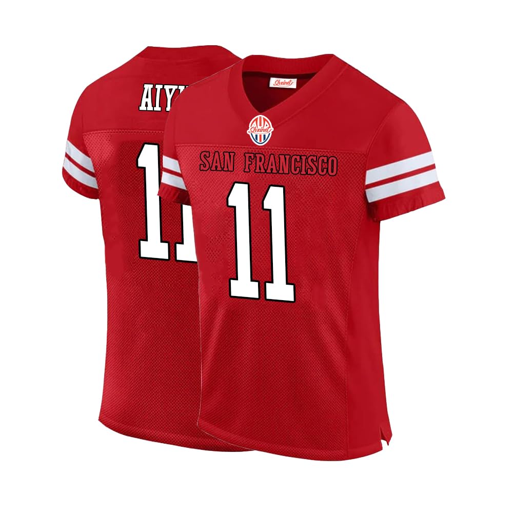 Mens/Youth Football Stitched T-Shirt for Sports Fan No Brand/Logos