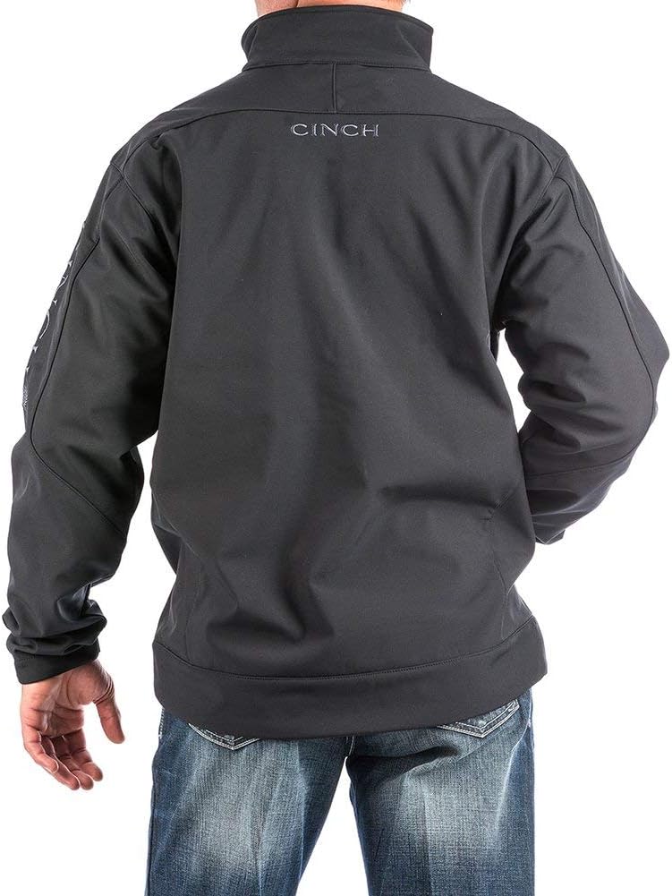 Cinch Men's Softshell Bonded Jacket Black Small - Image 4