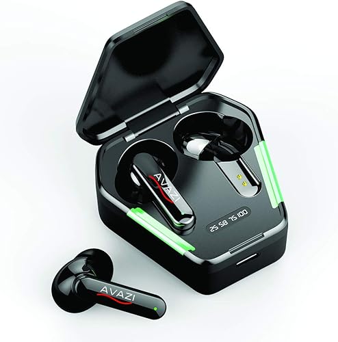 AVAZI Auriculares inalámbricos GX10 HD True TWS Bluetooth auriculares estéreo de sonido a prueba de sudor, auriculares Bluetooth 5.1 con micrófono