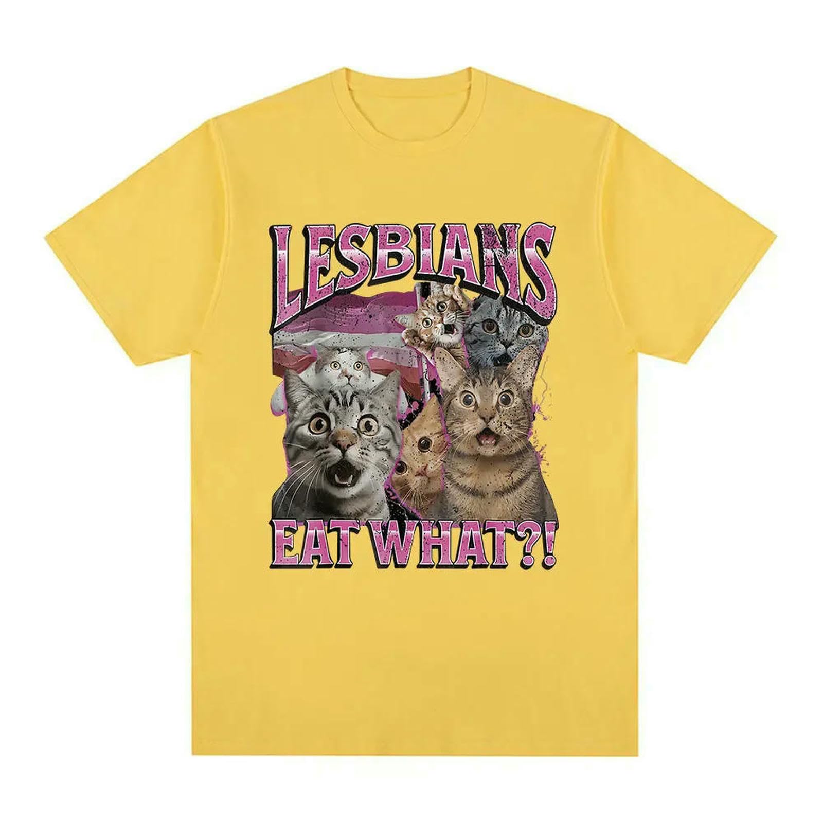 Męski T-shirt miłośnicy kotów meme humor kobiety moda casual krótki rękaw T-shirts-x92 czerwony-XXL