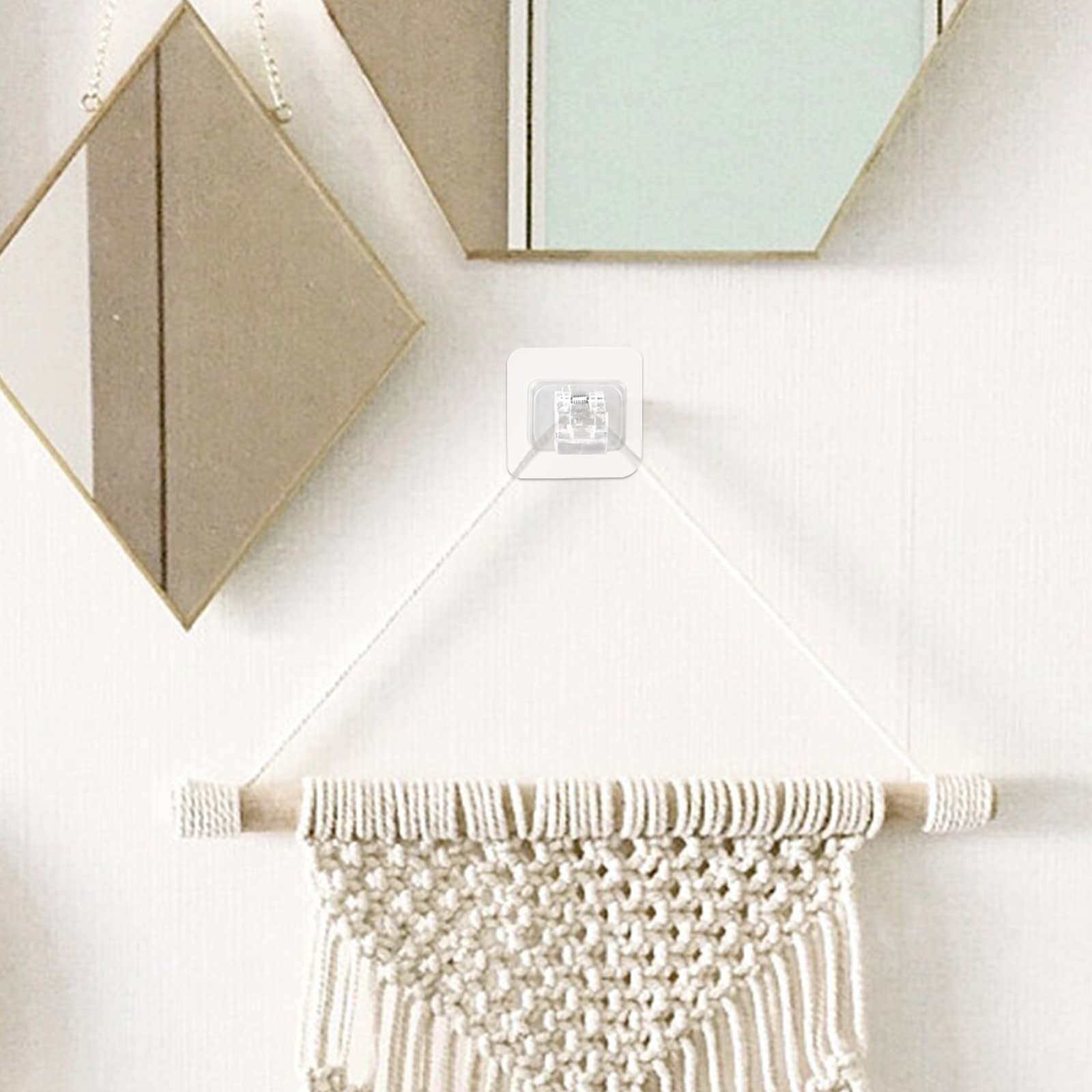 Lot De 8 Supports De Tringle à Rideaux Auto-adhésifs Sans Perçage, Crochets Muraux Pour La Maison, La Salle De Bain Et L'hôtel (noir