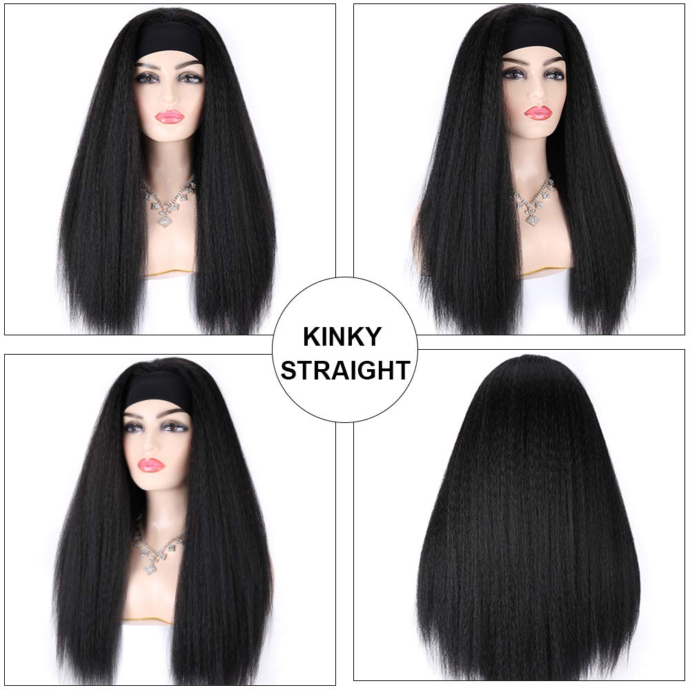 black wig long