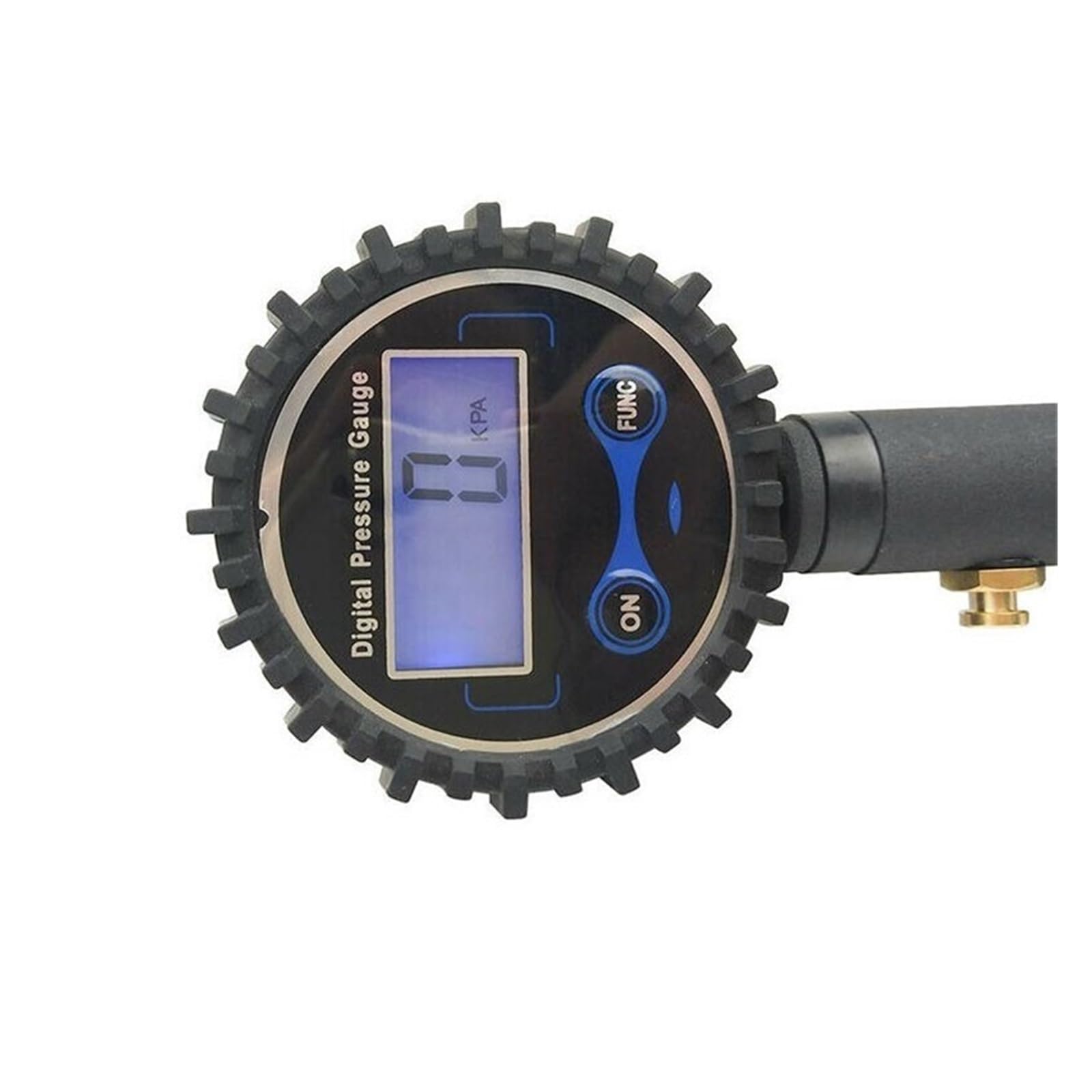 Indicatore di gonfiaggio della pressione aria del pneumatico del camion automobile digitale Display LCD Retroilluminazione a LED Tester del veicolo Monitoraggio inflazione Manometro