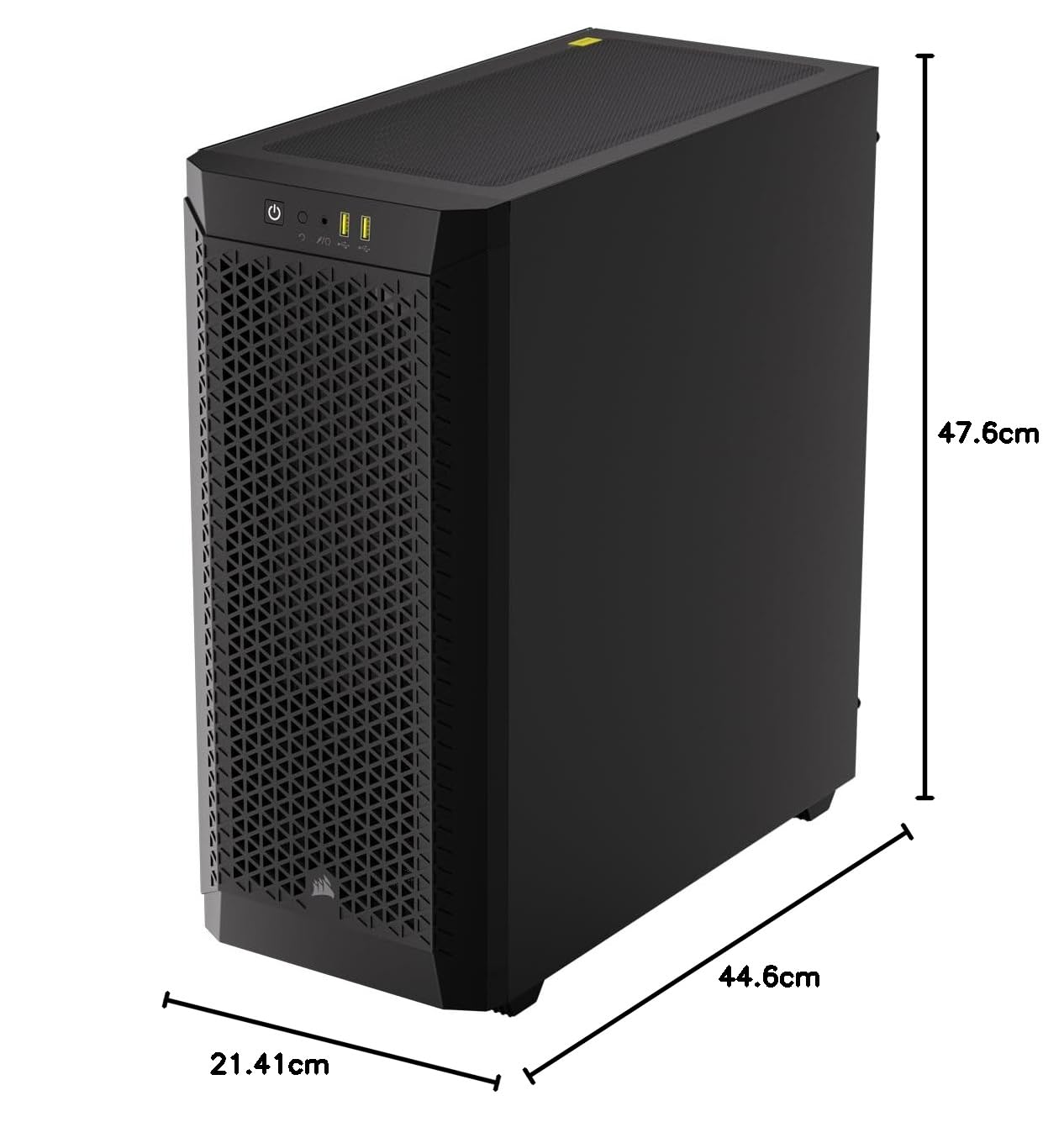 Corsair 480T Airflow - Custodia per PC (vetro temperato) Nero