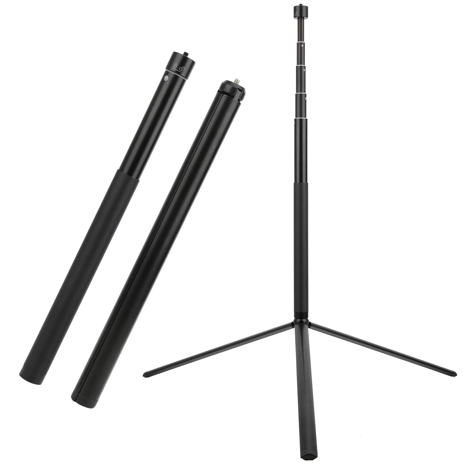 Extension Rod Tripod, Extension Pole Bracket, Alloy for Outdoor Travel Phone Camera