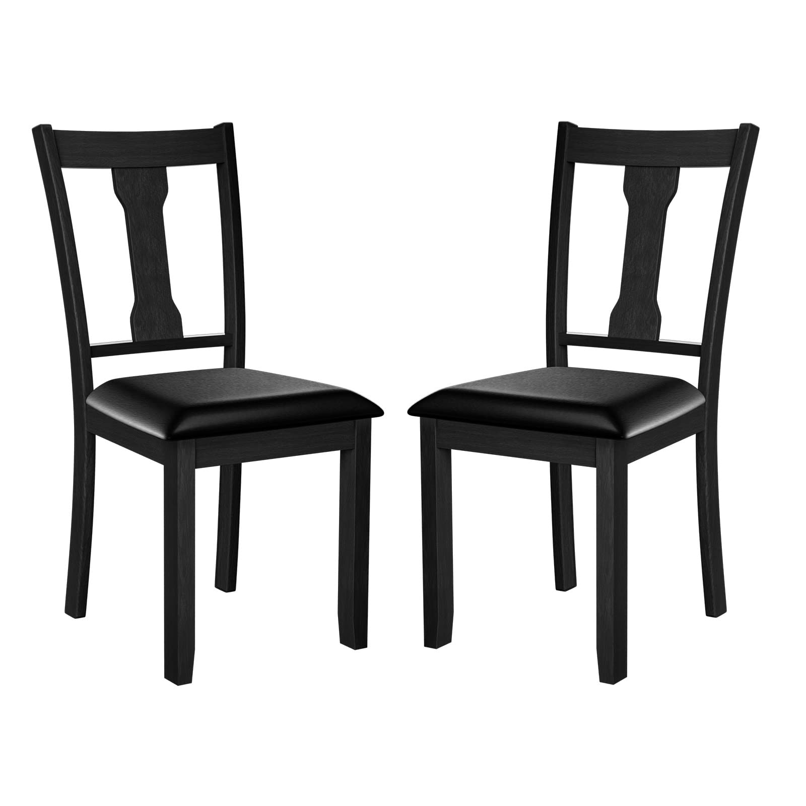 Buy GOFLAME Dining Chairs Set of 2, Upholstered Padded Kitchen Chairs