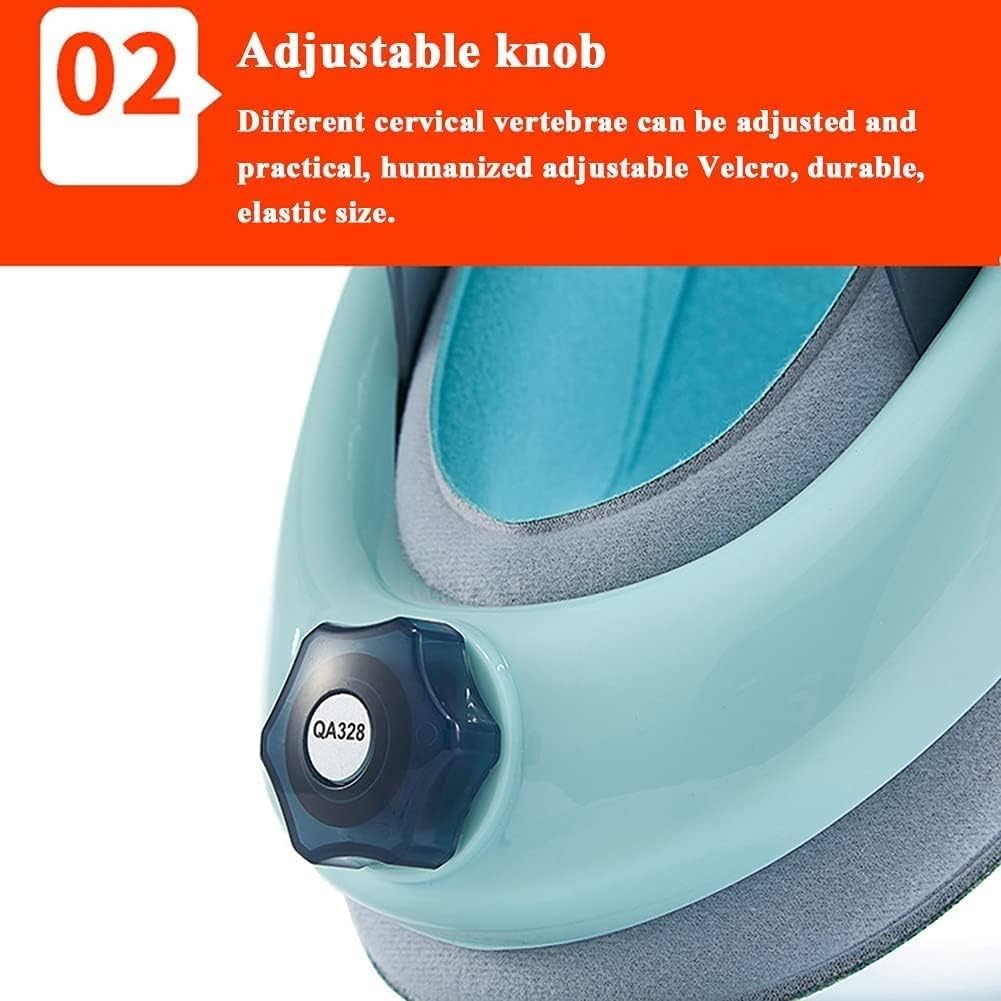 Supporto per Il Collo per Il Dolore al Collo, tutore per trazione della Colonna cervicale, tutore Gonfiabile per alleviare Il Dolore, tutore per trazione della Colonna cervicale PE