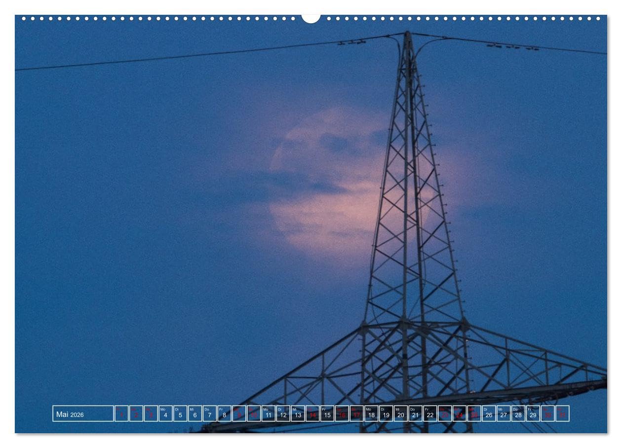 Faszination Mond - der etwas andere Mondkalender (hochwertiger Premium Wandkalender 2026 DIN A2 quer), Kunstdruck in Hochglanz: Viele Menschen sind ... schönen Mondfotos erfreuen. (CALVENDO Natur)