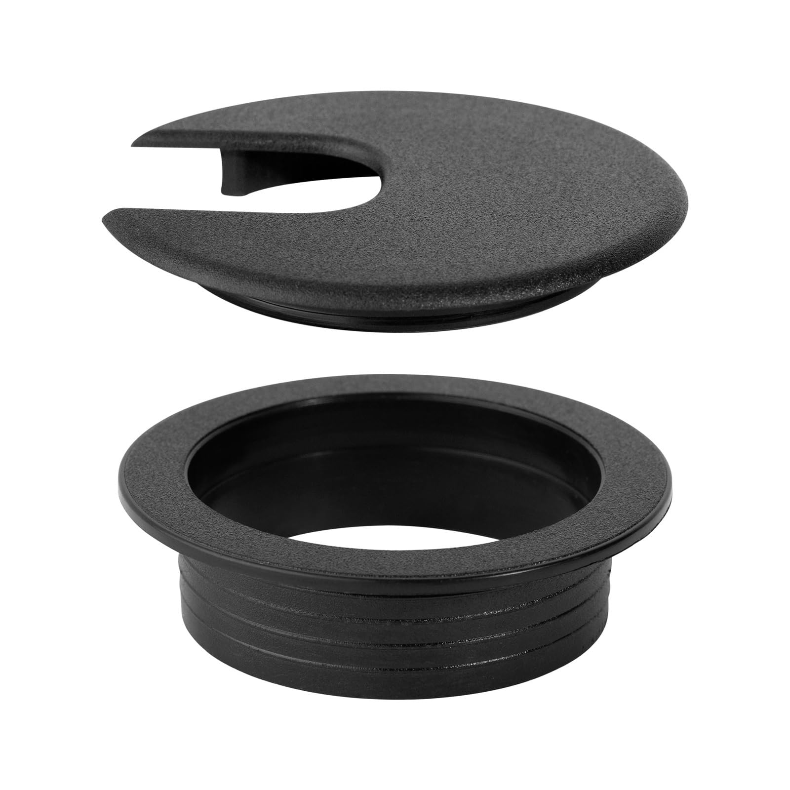 Pasacables para Escritorio, Pasacables for Escritorio 20 Piezas ABS Blanco y Negro(White 2.5 Inch)