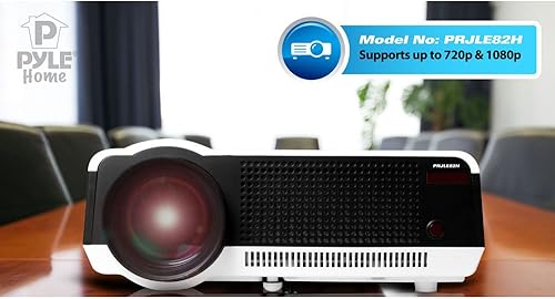 Miniatura 6 de Pyle Proyector LED HD PRJLE82H con soporte de 1080p altavoces integrados y lector de memoria USB Flash Drive