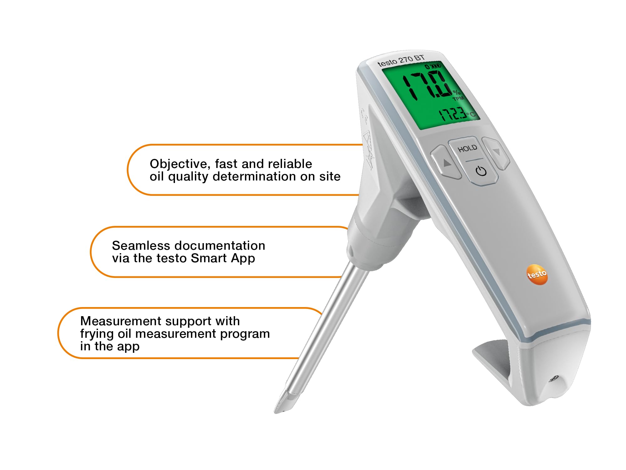 testo Testeur d'huile de cuisson Bluetooth 270