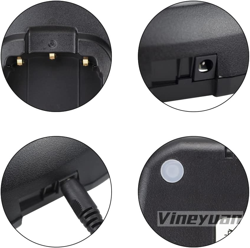 FNB-V87LI Battery Charger Base for Vertex Standard VX600, VX-820, VX-821, VX-824, VX-829, VX-900, VX-920, VX-921, VX-924, VX-929 Two Way Radio Li-ion Charger
