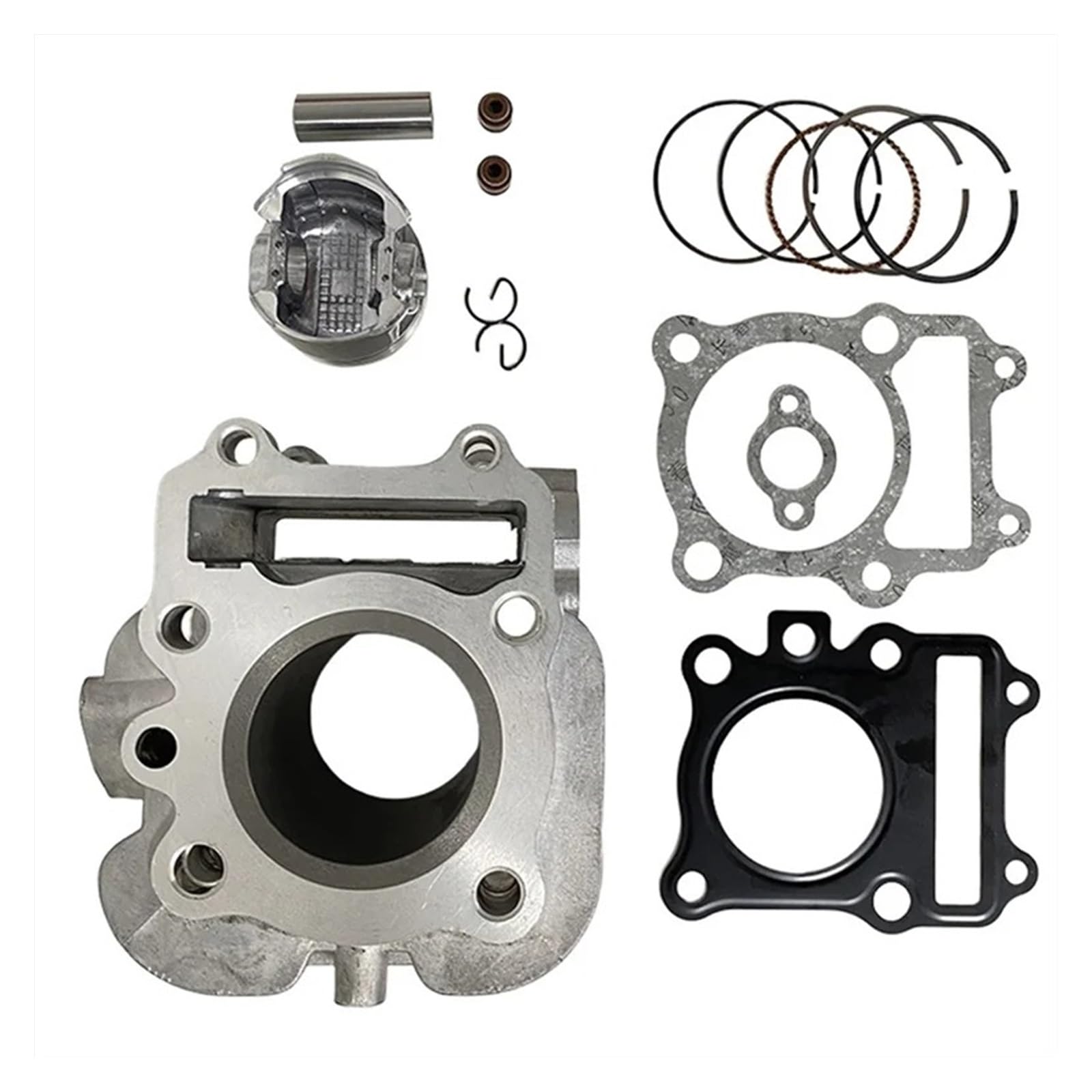 Cilindro Pistone Kit All'avanguardia-Per Suzuki Per GS125 GN125 EN125 GZ125 DR125 AN125 125Cc 52Mm Motore Motociclo Cilindro Pistone Kit Sostituzione