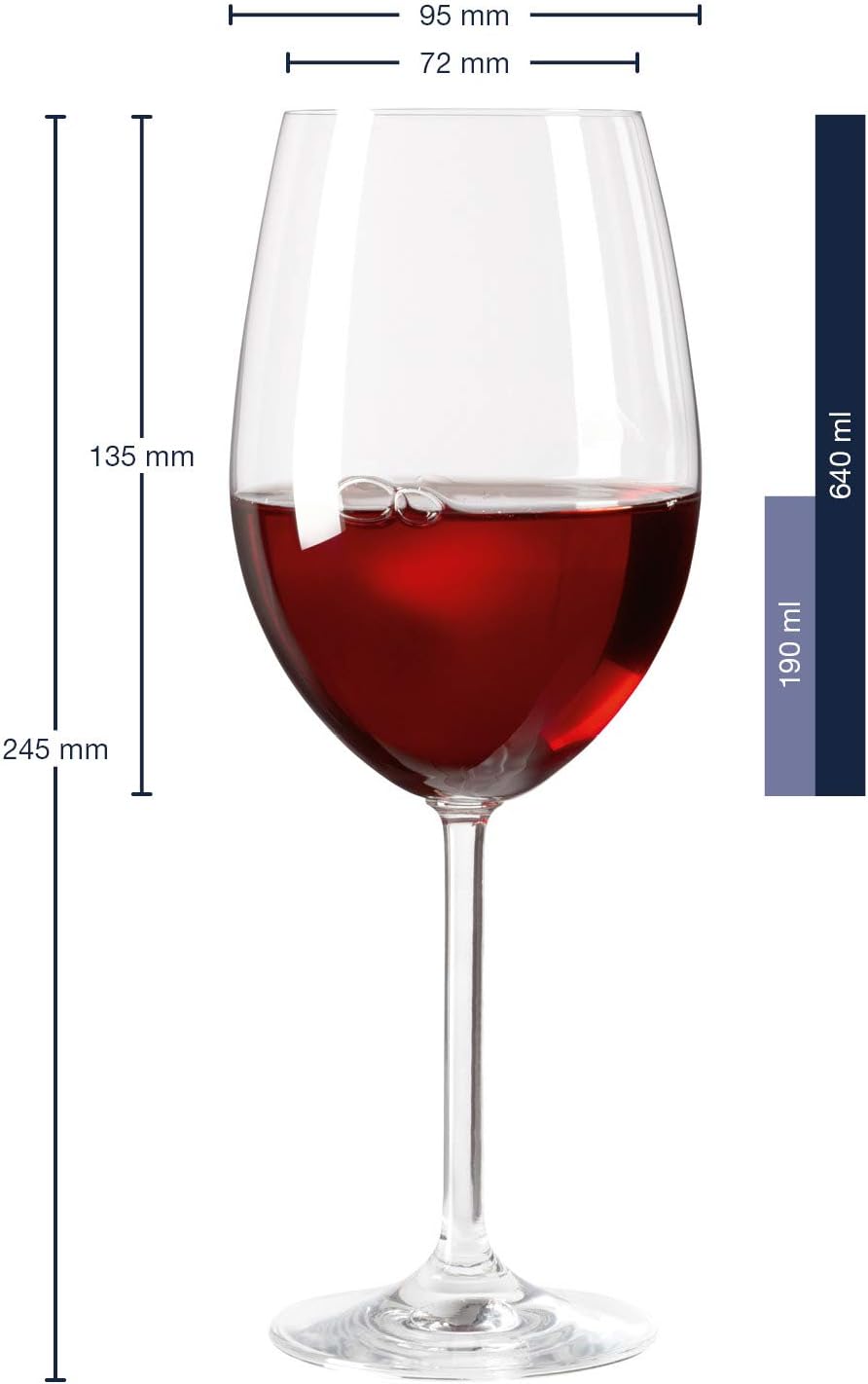 LEONARDO Bordeaux Glass, Set of 6
