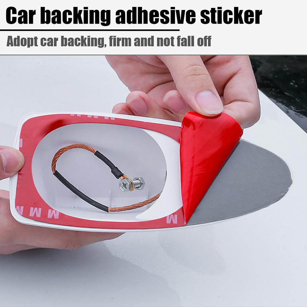 Antenna A Pinna di Squalo per VW per Polo VI (AW) 2019-2021, Antenna da Tetto, Segnale Radio, Base Decorativa per Antenna E Potenziamento del Segnale