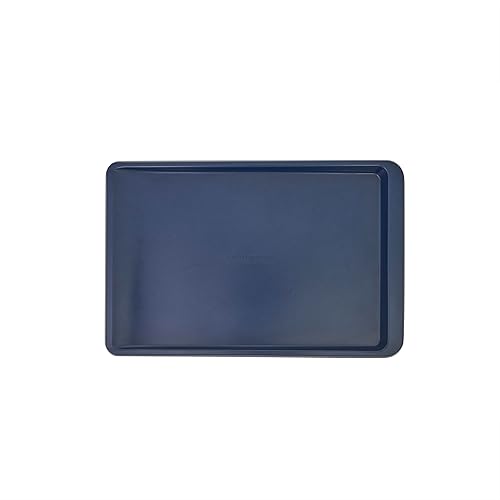 Miniatura 9 de KitchenAid Hoja de hornear antiadherente aluminizada de acero, 10x15 pulgadas, Azul Tinta