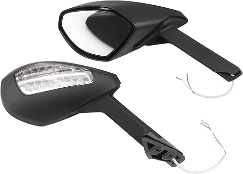 Worldmotop - Espejo retrovisor lateral ajustable para motocicleta, compatible con Ducati 959 Panigale 2016-2019 1299 Panigale/S/R 2015-2019 2018 2017