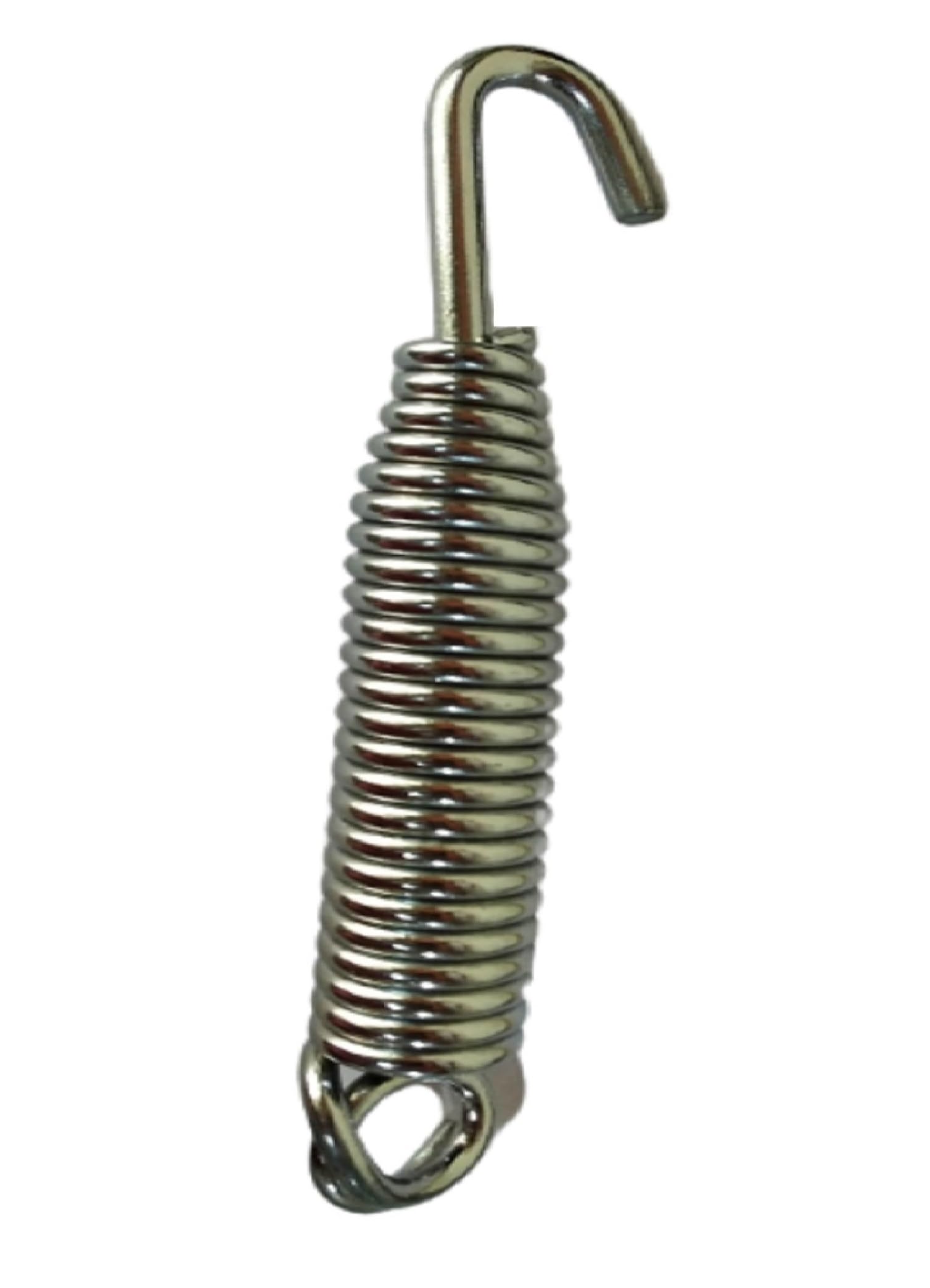 Q1 Beads 1 Pack Alloy Steel Heavy Duty Jhula Spring Hook Rotating And Accessories For Hammock Porch Swings Spring(Chrome)-image-45