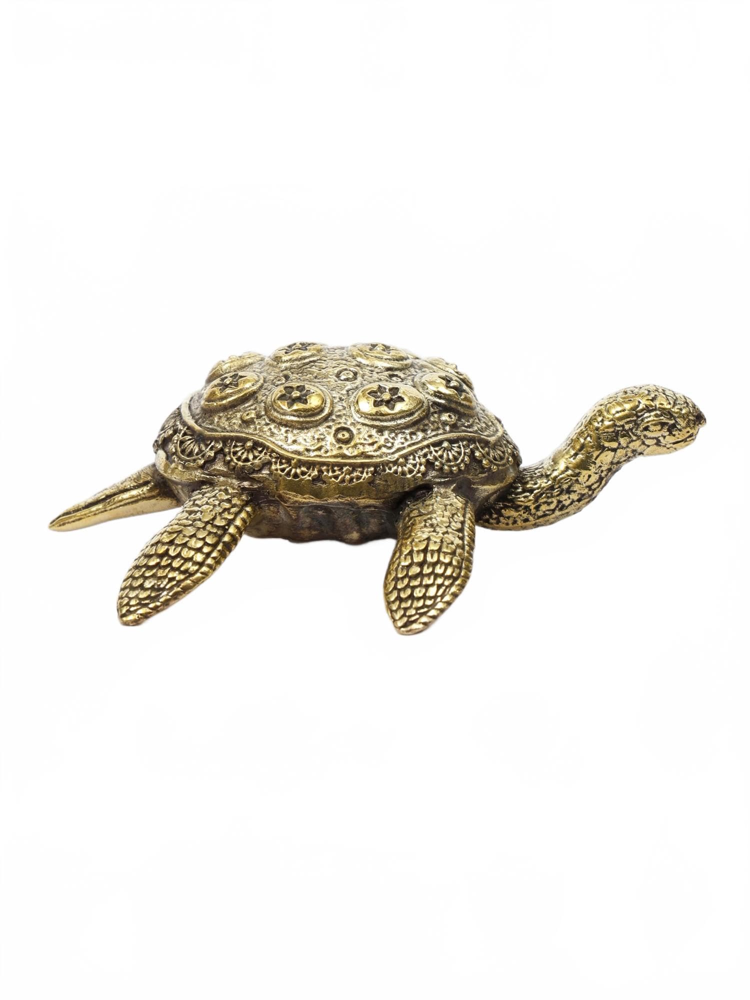 Tortue en laiton remède traditionnel Vastu pour éliminer le stress financier
