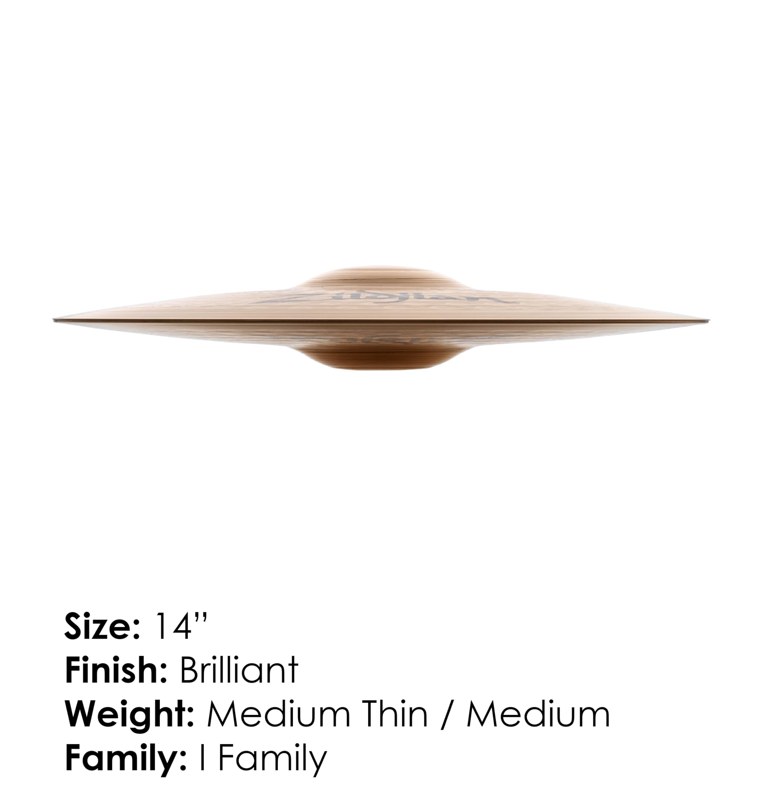Zildjian I Family Series - Hi-Hat Pair - 14",Nuovo Modello