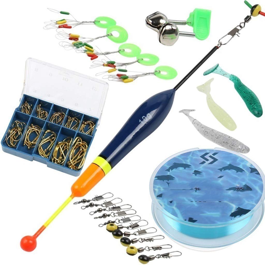 Angelruten-Komplettset mit Teleskop-Angelrute und Spinnrolle, Köder, Haken, Salzwasser-/Süßwasser-Reiserutenset (Rute und Rolle 1,6 m, komplettes Set) (Rute und Rolle 1,0 m, komplettes Set)