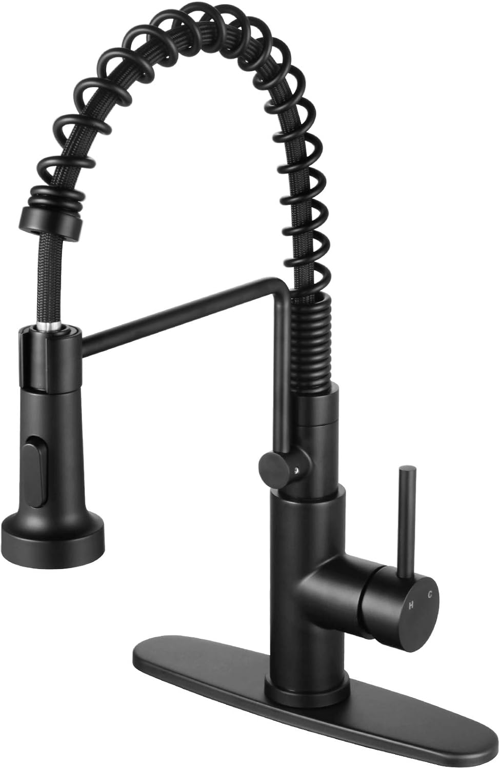 🔥 Crazy Deals KOKOSIRI Lead-Free Kitchen Faucet Commercial Single Hangle Kitchen Sink Faucets Stainless Steel Spring Hot & Cold Water Sink Mixer, Matte Black, A2009BK Best Deal KOKOSIRI Lead-Free Kitchen Faucet Commercial Single Hangle Kitchen Sink Faucets Stainless Steel Spring Hot & Cold Water Sink Mixer, Matte Black, A2009BK