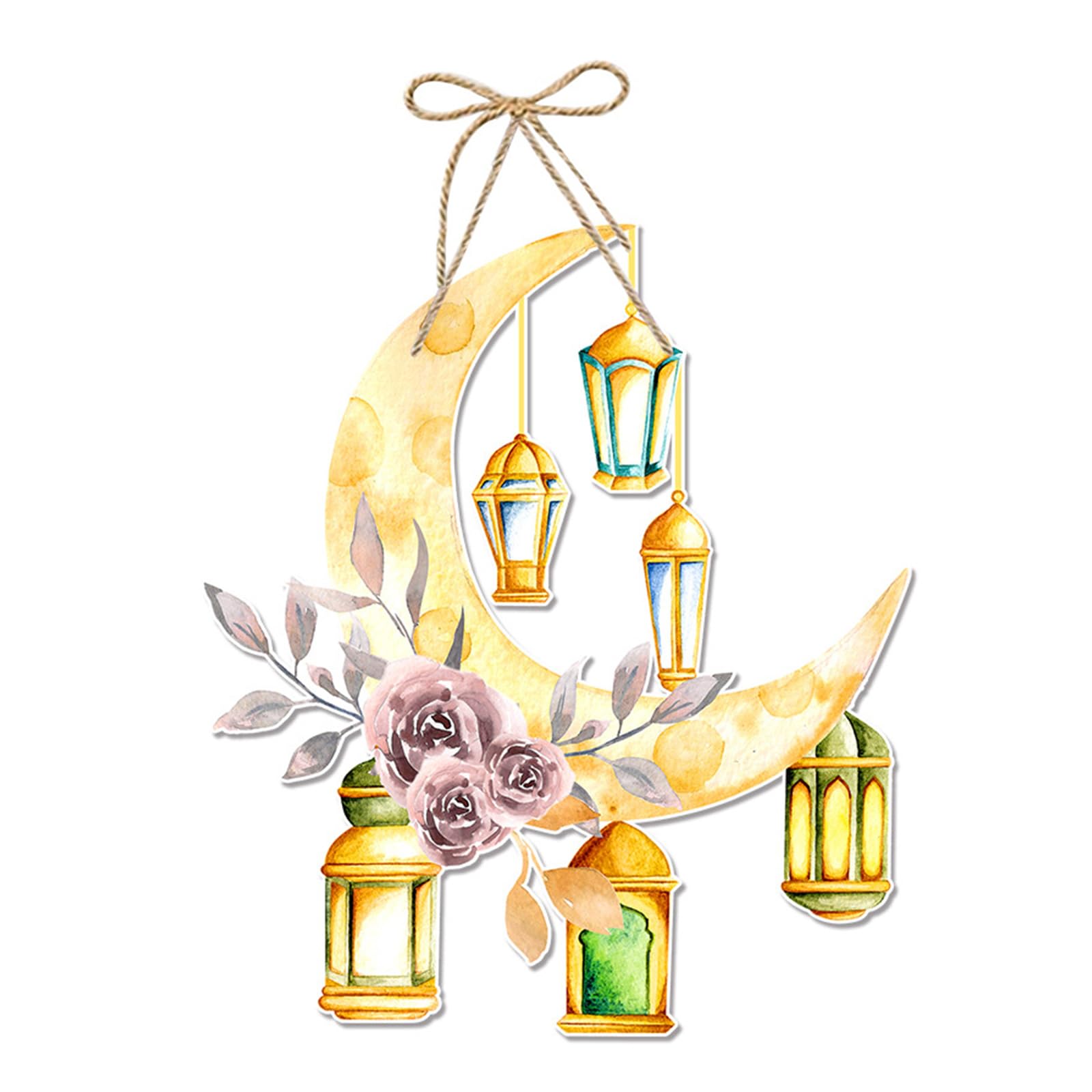 Kalttoy C Ramadans Hanging Decorations Festival Ramadans Paper Hangings Decoration Perfect For Door And Window Accessory Paper Decorations