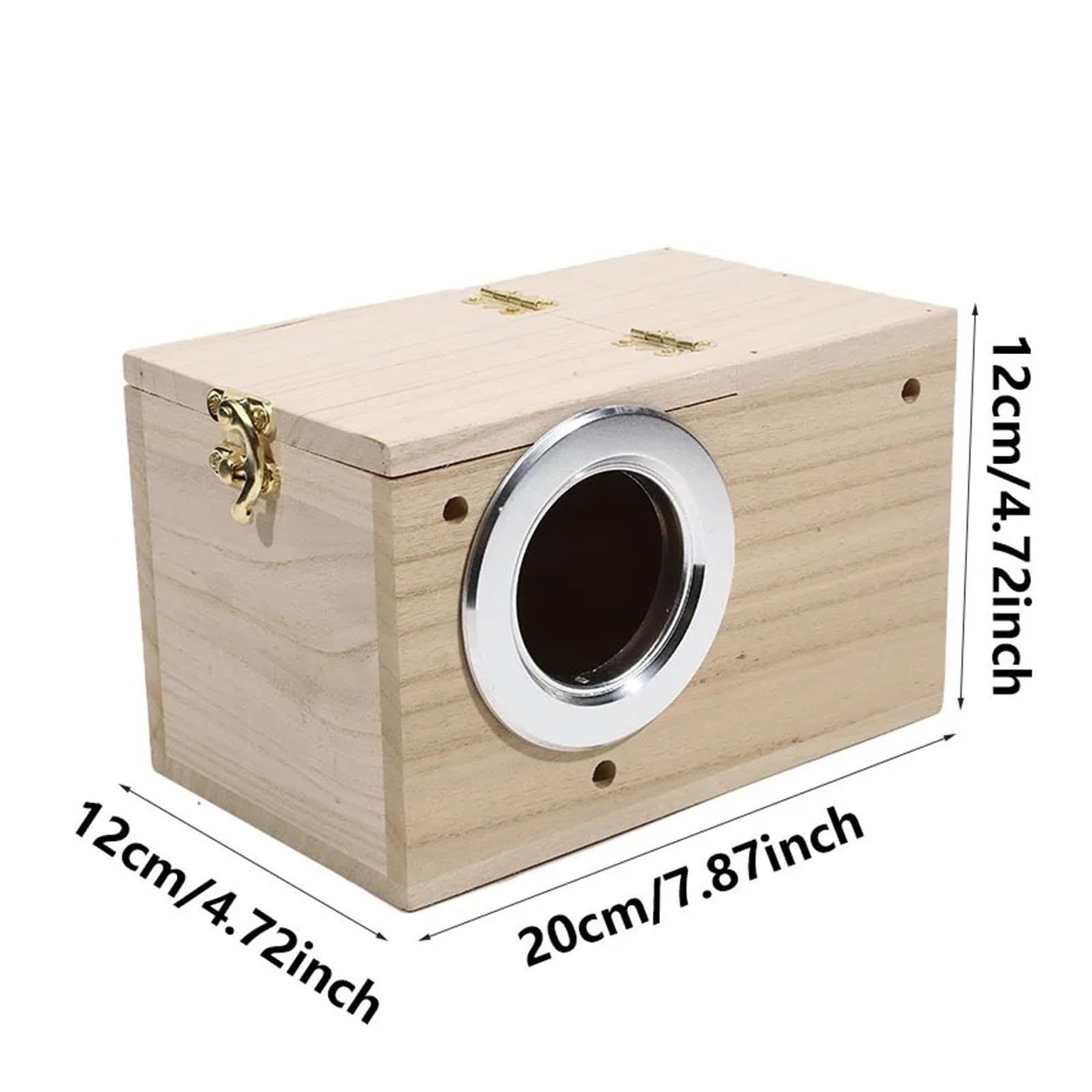 Pajarera de Madera | Casa de pájaros de madera SM for decoración del balcón del hogar