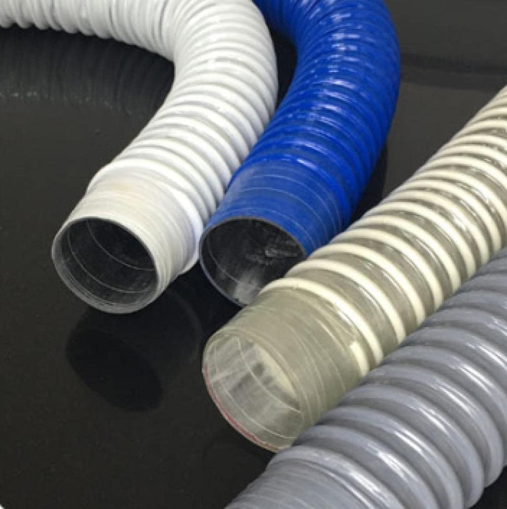 Tubo de vacío industrial, manguera telescópica de goma de PVC, tubo de polvo corrugado para ventilación, 150 mm de diámetro, manguera suave flexible, 1 m de longitud
