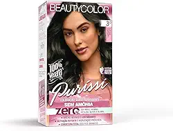 Coloração Kit BEAUTYCOLOR Puríssi Sem Amônia - 3.0 Castanho Escuro