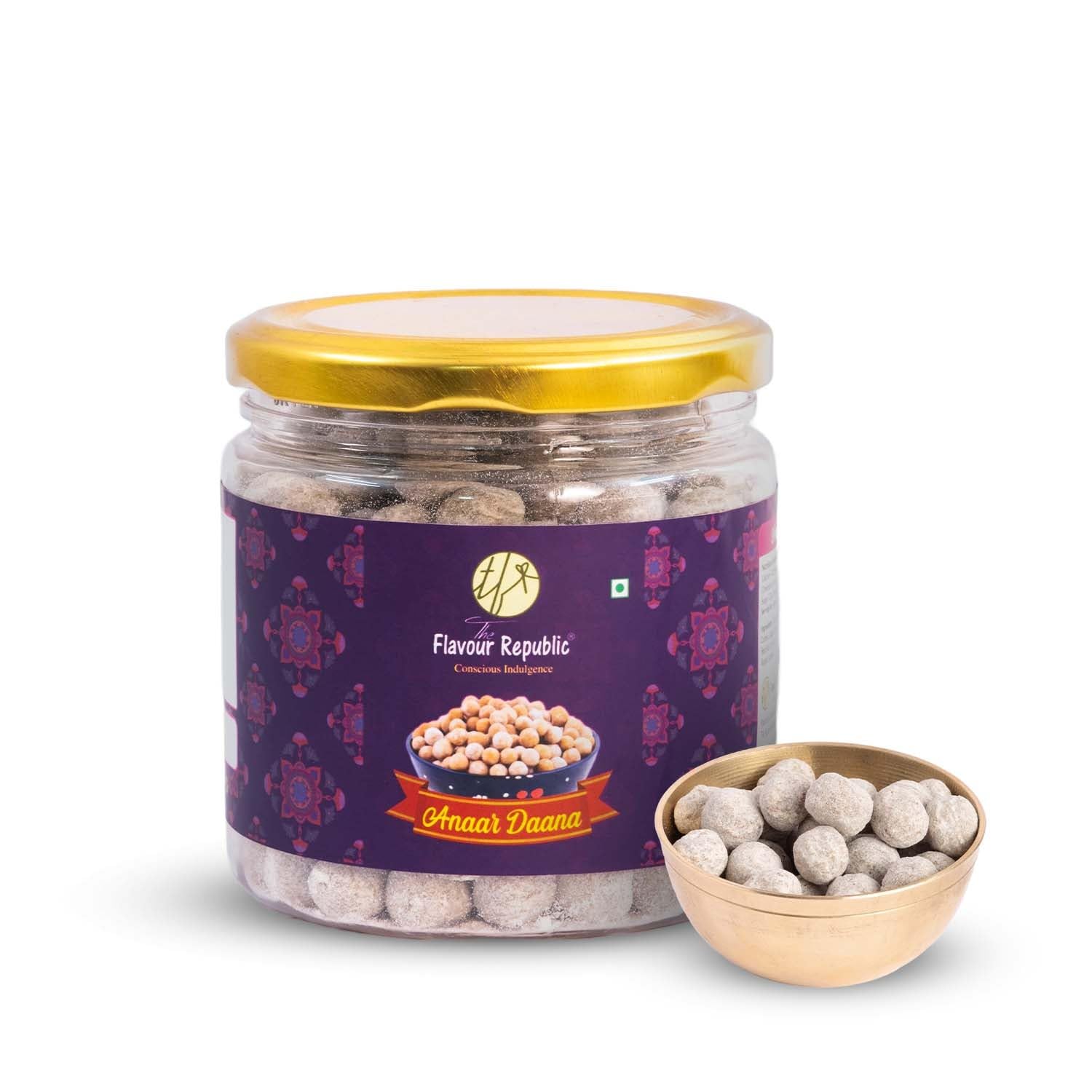 The Flavour Republic Anaar Daana Goli Churan 300gm | Digestive Mouth Freshner | After-Meal Mukhwas | Yummy Pomogranate Shots (B0D86YF67P) Amazon Price History, Amazon Price Tracker