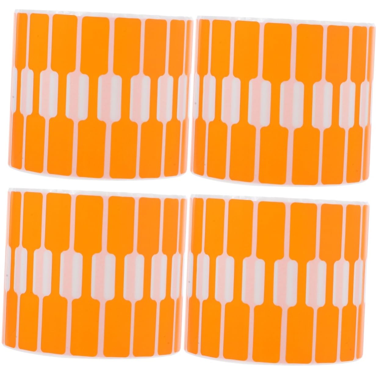 Gadpiparty 4 Sätze Schmucketiketten Schild Handgemacht Mit Farbig Schmuck Aufkleber Schmuckaufkleber Zum Klebeetikett Warenpreisaufkleber Preisetiketten Papier Orange 2000 Stück * 4