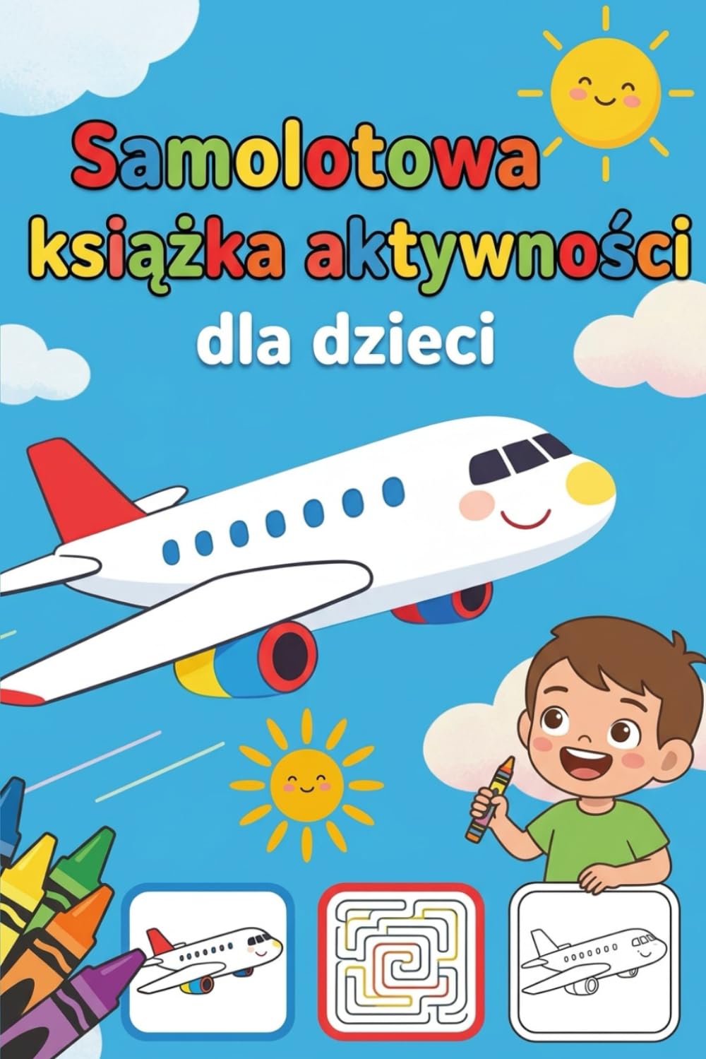 Samolotowa książka aktywności dla dzieci 4-6 lat