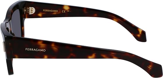 Ferragamo Men's 53Mm Sunglasses, Havana