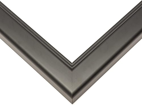 Miniatura 3 de Marco Passaggi negro de 9.5 x 13 pulgadas de ancho de 1.5 pulgadas de ancho del marco interior de 0.5 pulgadas, marco de fotos moderno negro