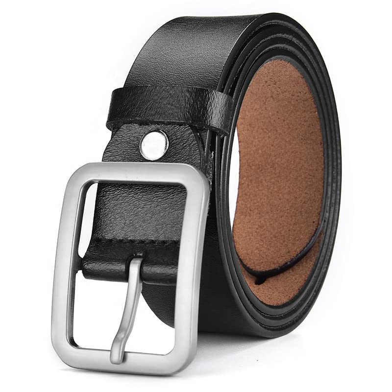Image of ZORO Men's Genuine Leather Belt for Men | Formal /Casual | (Black /Brown)