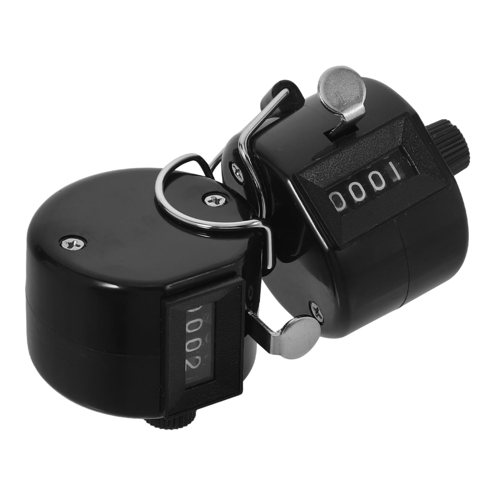 Unomor Plastic 4- Manual Counter Clicker for Mall/Show/fair Visitor Counting Easy to Use