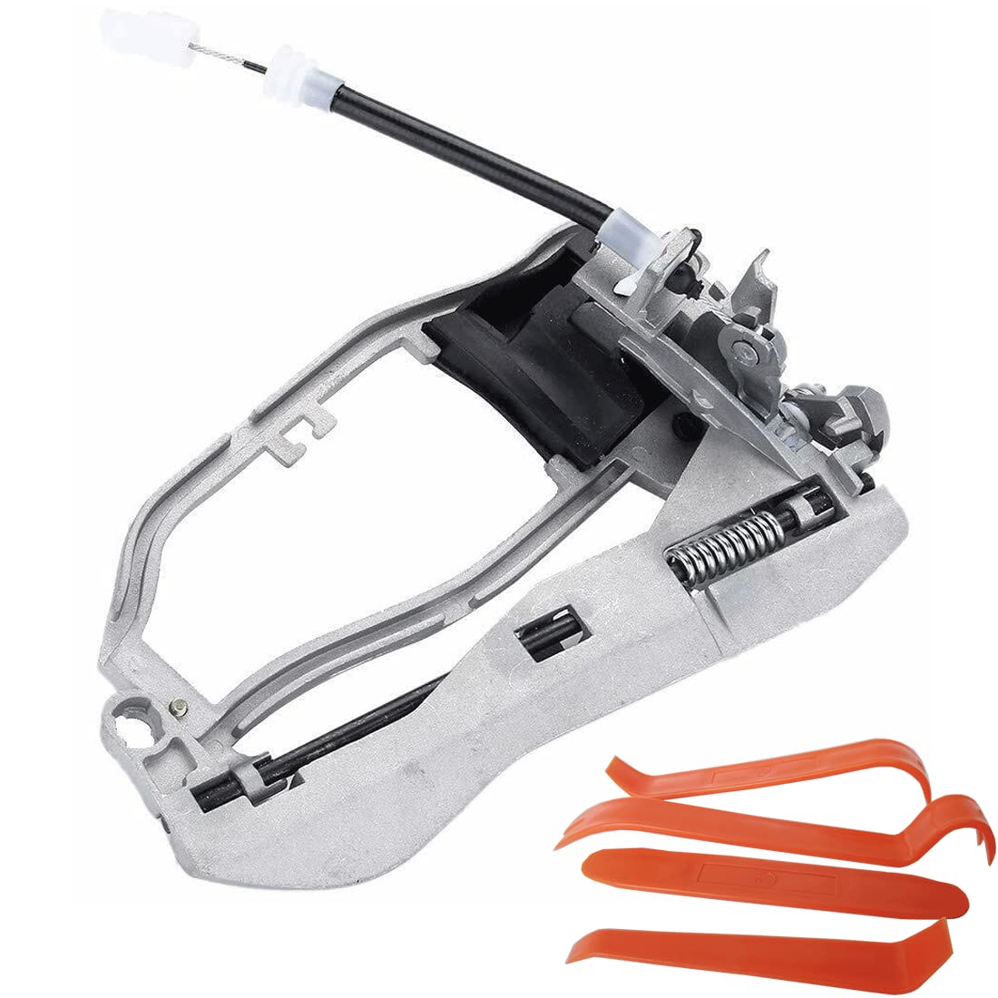 Frankberg Poignée De Porte Avant Gauche Pour BMW X5 E53 2000-2006 - Compatible 3.0L, 4.4L, 4.6L, 4.8L - Remplace #51218243615