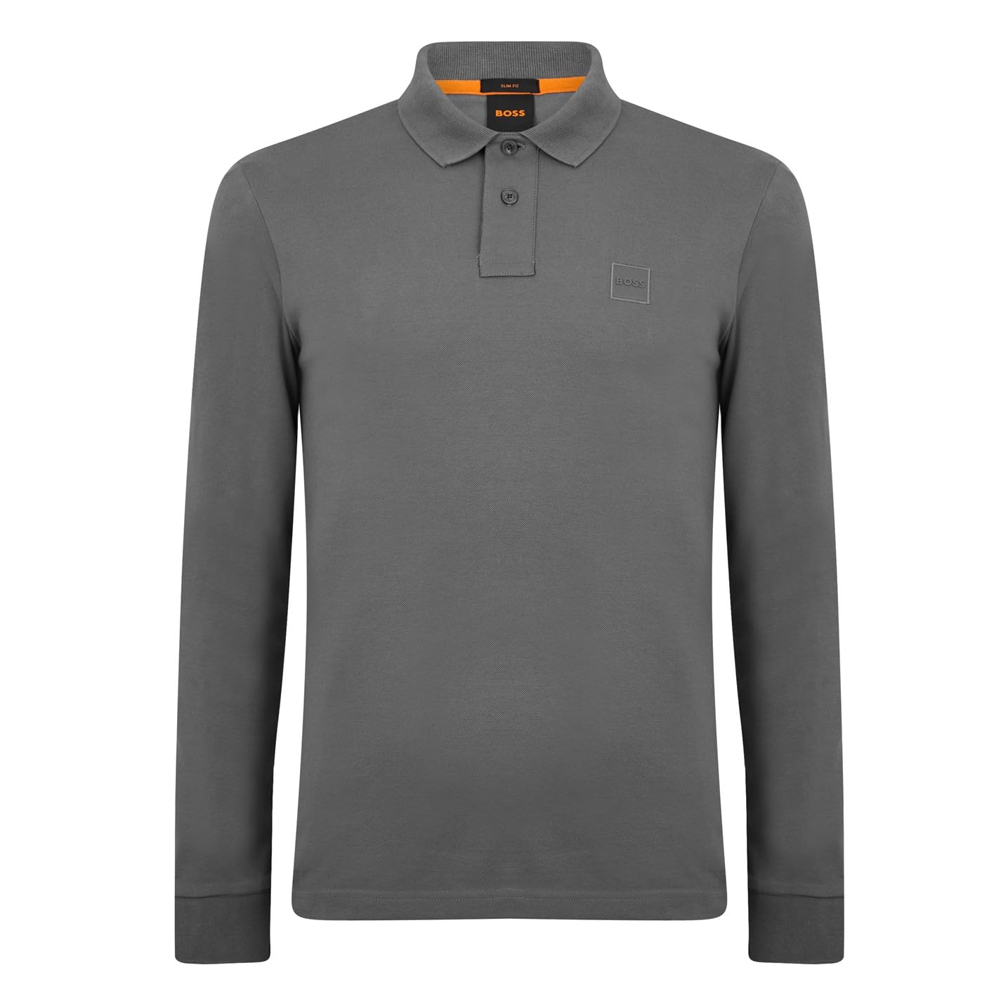 BOSS Mens Passerby Polo Shirt Charcoal M