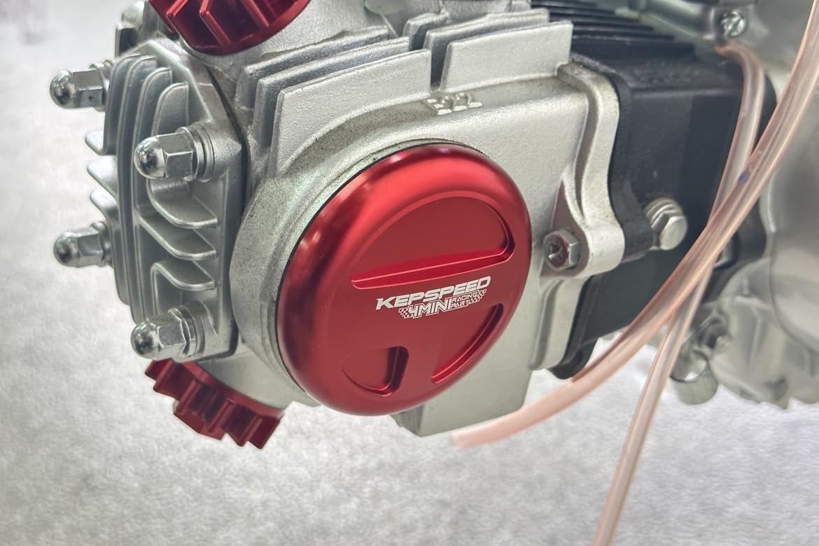 2個 カムカバー Amazon | KEPSPEED製 横型エンジン用 カムカバー (レッドアルマイト)(1