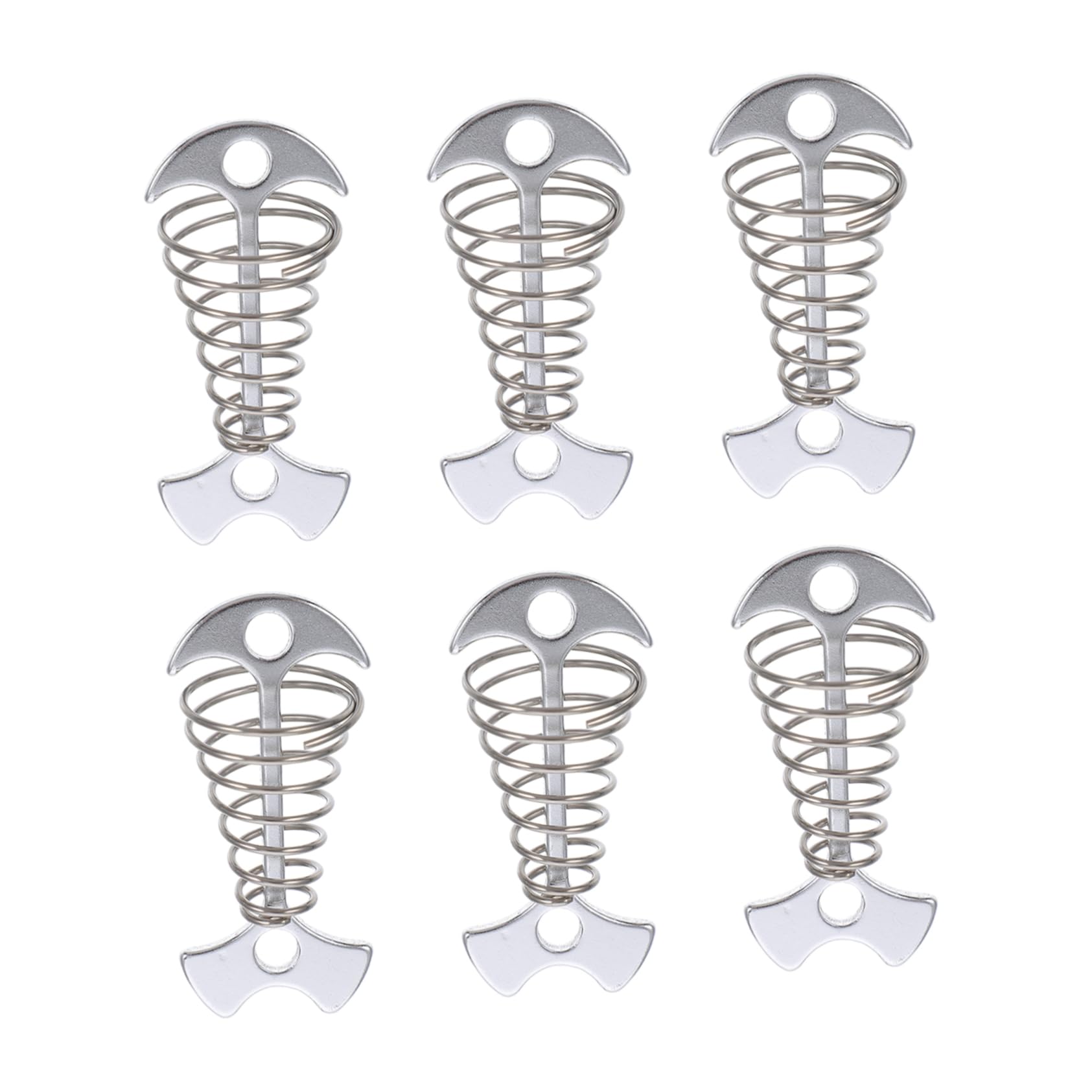 Clavos de anclaje ajustables en forma de pescado para tensar cuerdas de camping