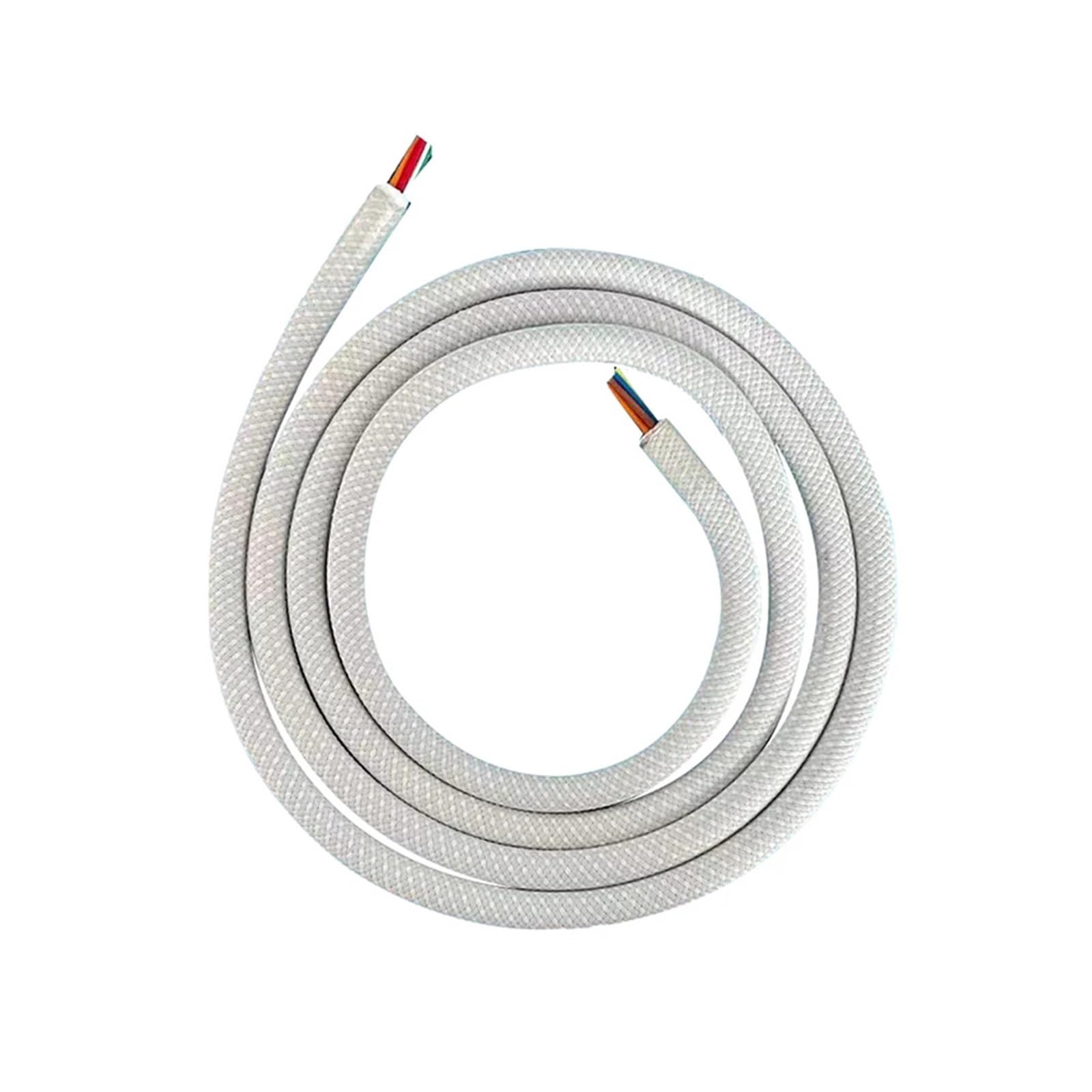 Apparecchiature di comunicazione Cavo di ricarica dati in tessuto a 8 core intrecciato a mano fai da te OD 6 mm 6 A 12 A in silicone for telefono cellulare PD Cavo di ricarica rapida Fili e cavi(1.0 M