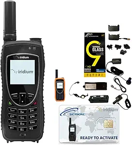 SatPhoneStore Iridium 9575 Extreme Satellite Phone Standard Package Protective Case and Blank Prepaid SIM Card Ready for Easy Online Activation