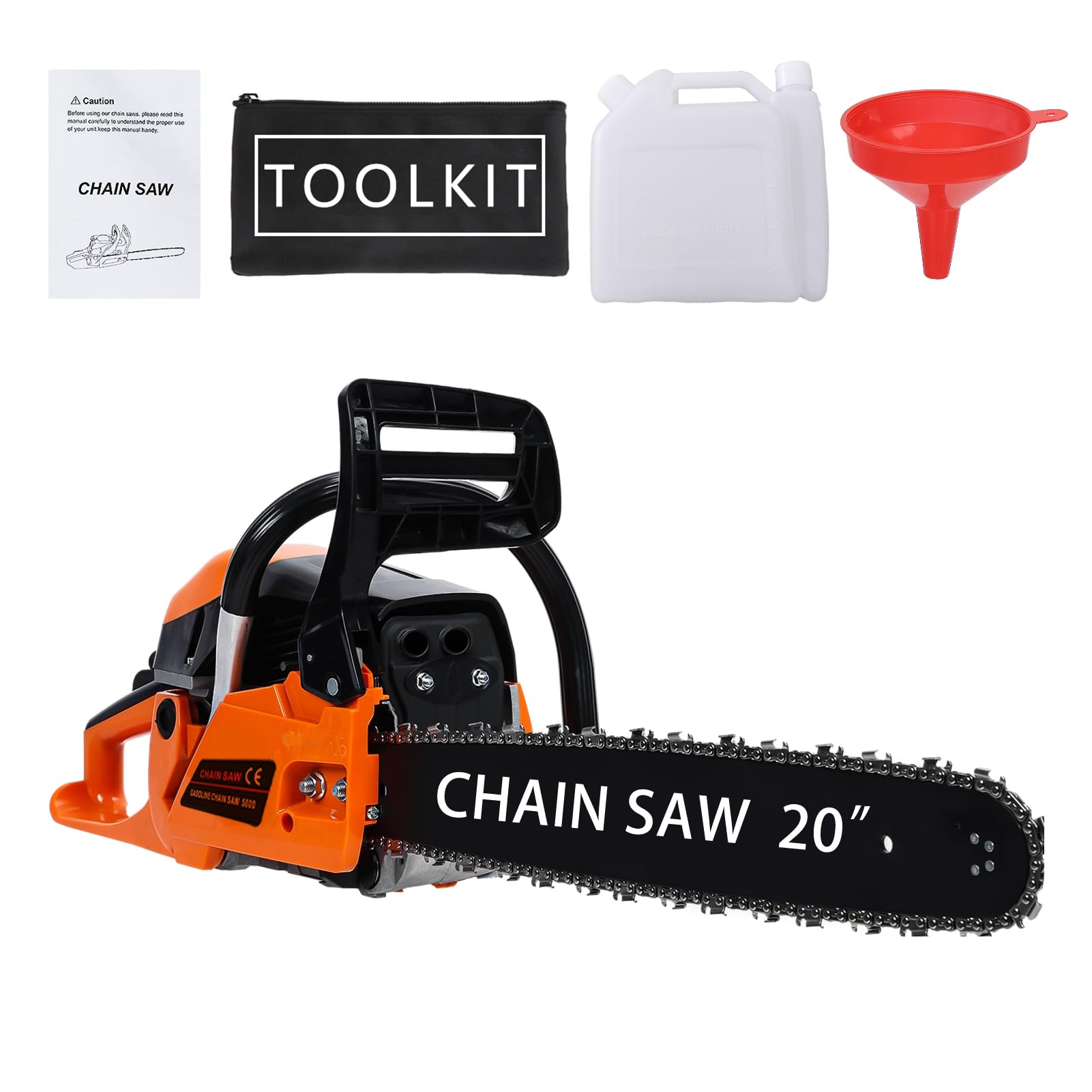 Professional Chainsaw For Tree Felling KMYY 1 Set Gas Chain Saw High ...