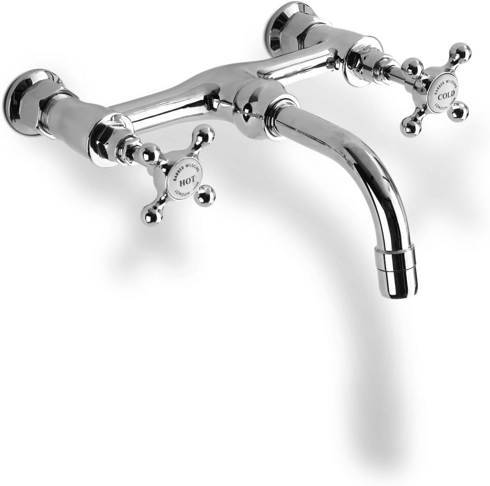 REGENT WALL MOUNT HORIZONTAL BRIDGE FAUCET NO WASTE