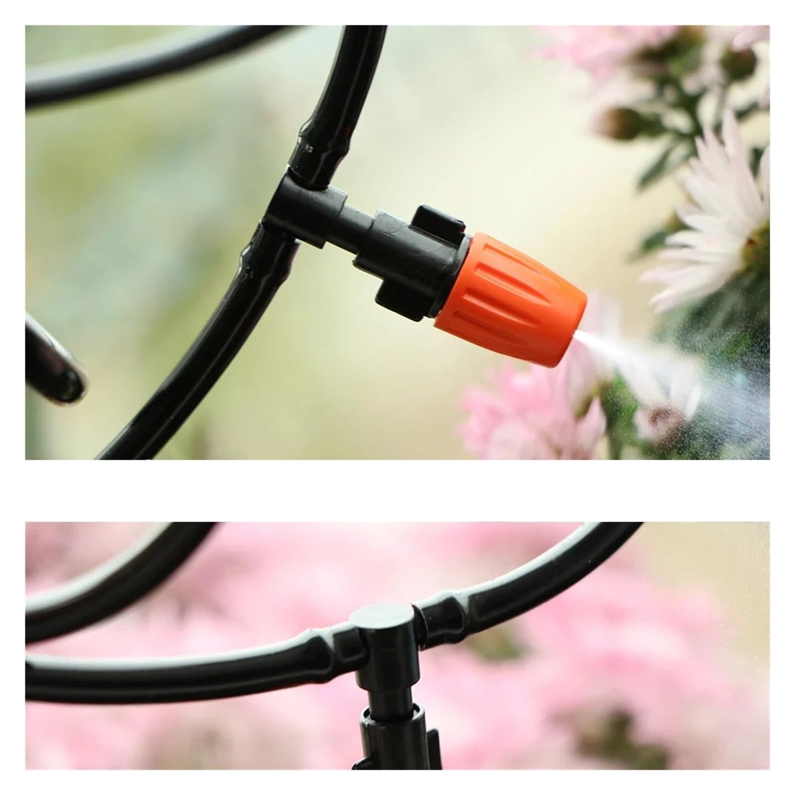 Tubo flessibile in PVC resistente da 3/8" 8/11 mm for prato, piante in vaso, serra, di irrigazione a goccia fai da te, forniture for l'irrigazione del giardino(20M)