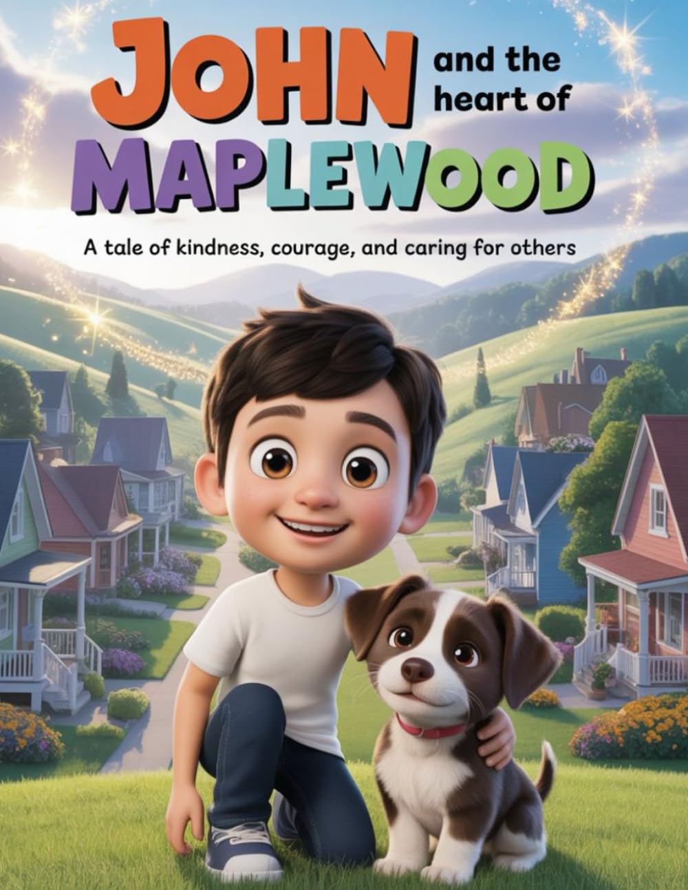 John and the Heart of Maplewood: A Tale of Kindness, Courage, and Caring for Others